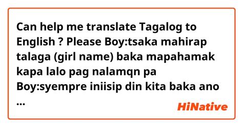 baka naistorbo kita in english|ISTORBO: Tagalog.